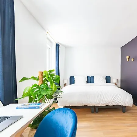 Calme & Chic Bleu - Proche Gare Et Centre Apartamento Dijon