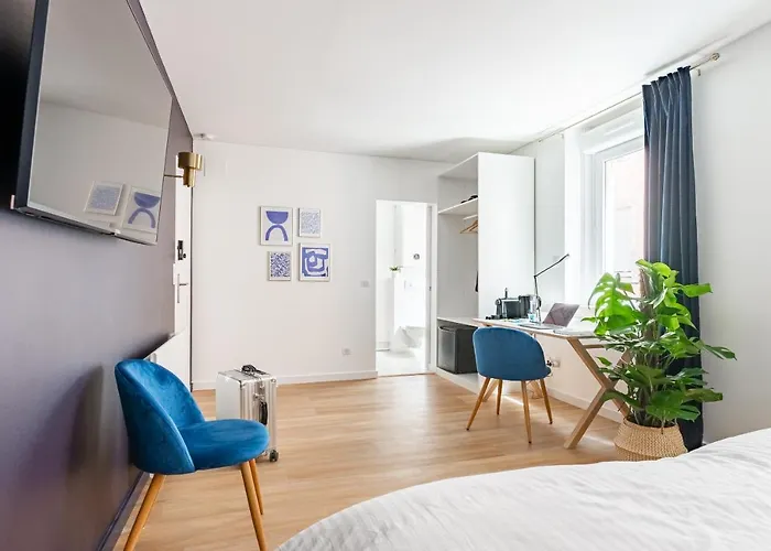 Calme & Chic Bleu - Proche Gare Et Centre * Дижон